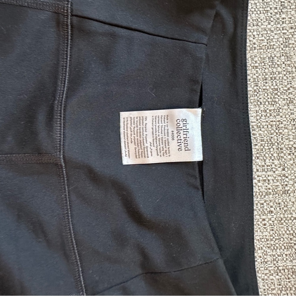 Girlfriend Collective Midnight Black Activewear